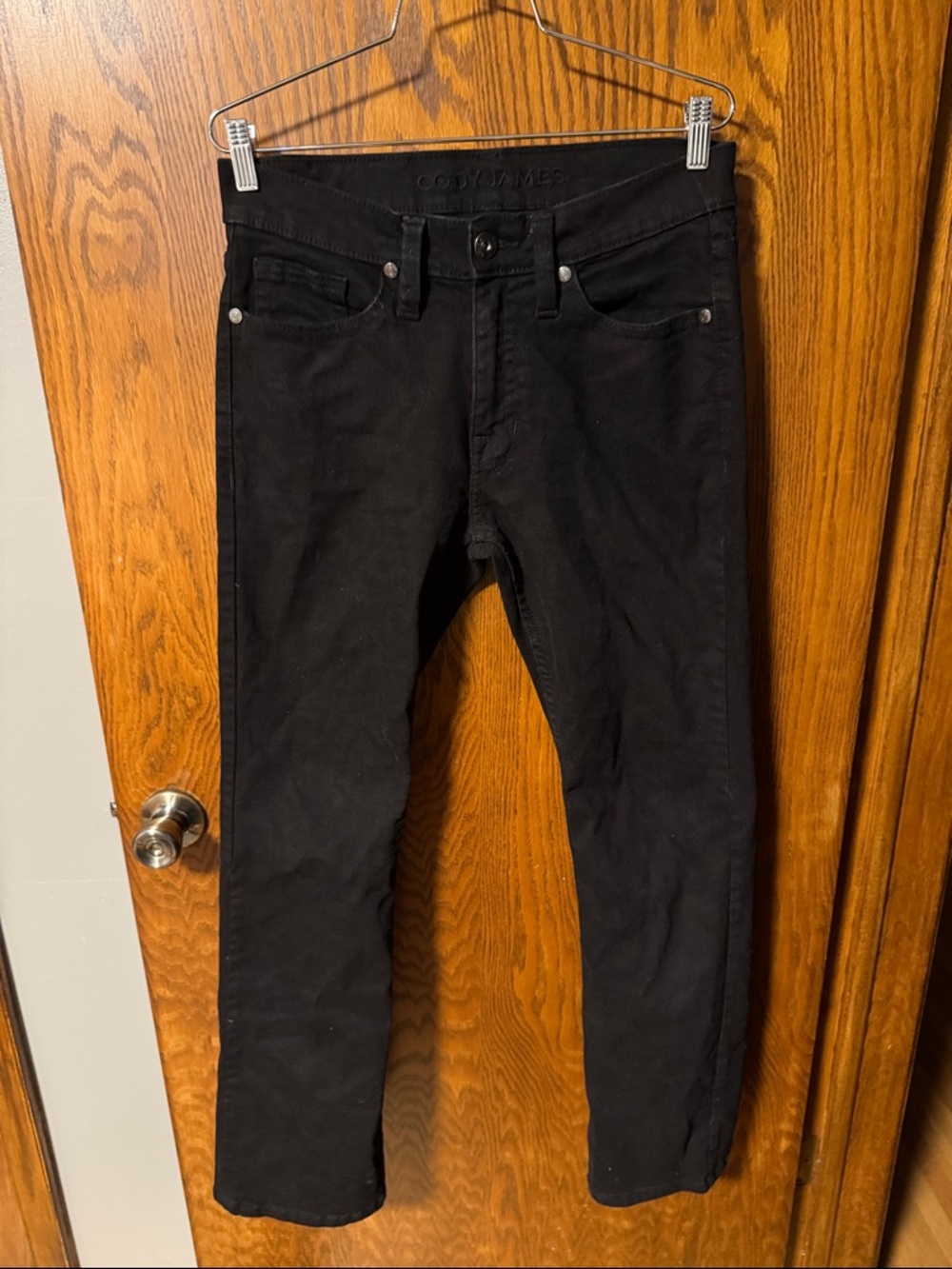 Men's Black Bootcut Jeans